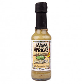 Mama Africa's Jalapeno Zulu Sauces   Glass Bottle  125 millilitre